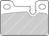 FERODO FDB210 Brake Pad Set, disc brake